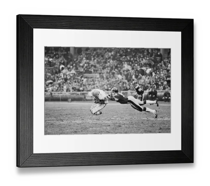 Framed Print : Browns-Steelers Action Framed Print : Browns-Steelers Action