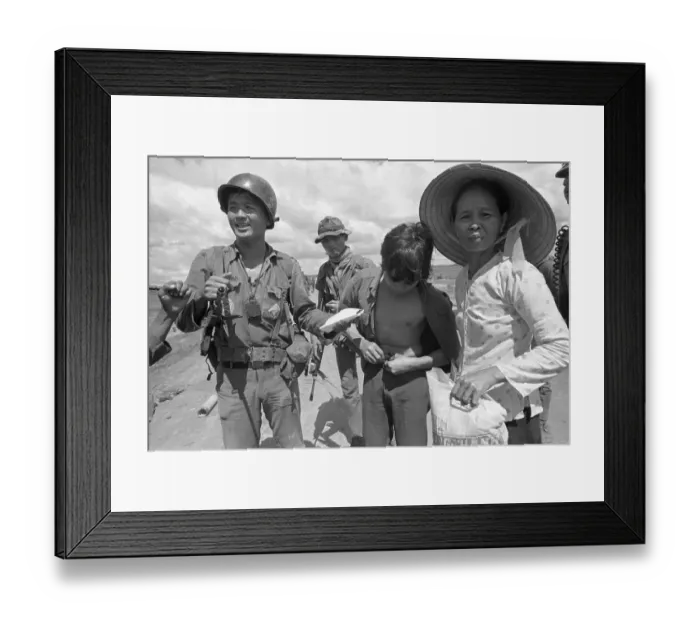 Framed Print : South Vietnamese Soldier Framed Print : South Vietnamese Soldier