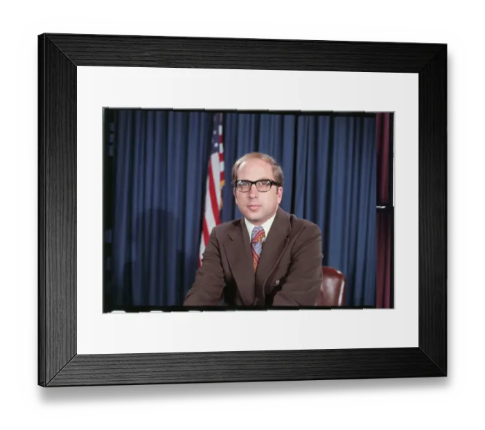 Framed Print : Portrait of Sam Nunn Framed Print : Portrait of Sam Nunn