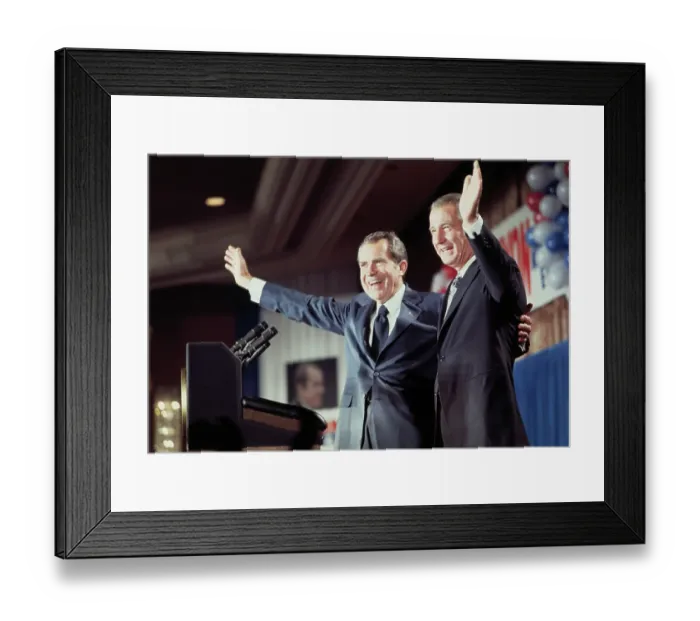 Framed Print : President Richard Nixon and Spiro Agnew Framed Print : President Richard Nixon and Spiro Agnew