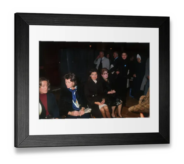 Framed Print : Mrs. Jackie Onassis Waiting to Vote