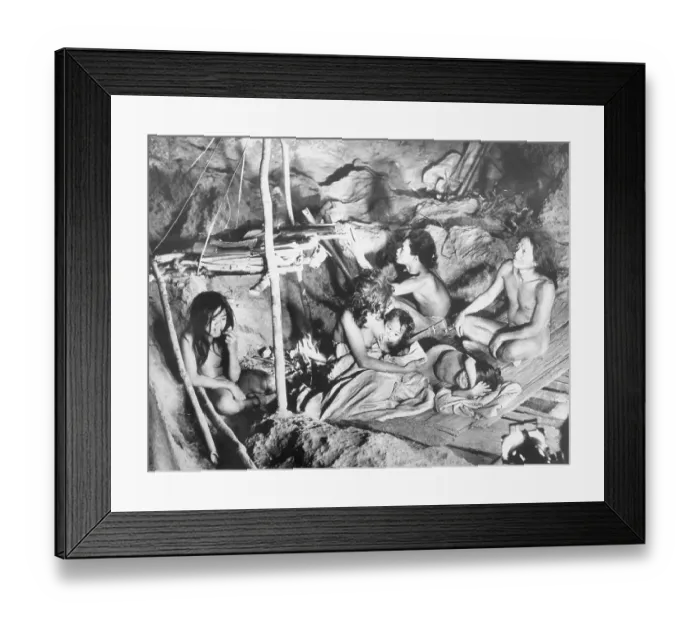 Framed Print : Tasaday Tribal Family Framed Print : Tasaday Tribal Family