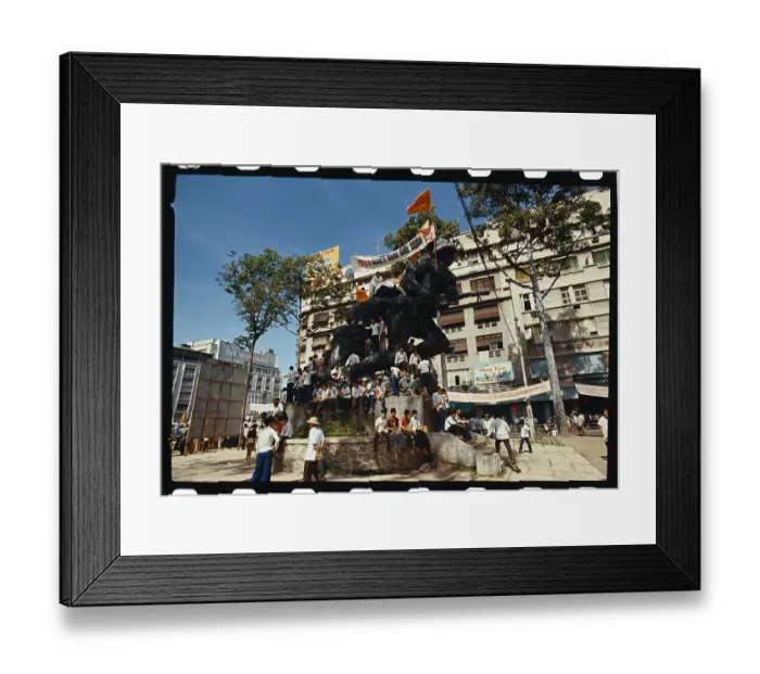 Framed Print : Protesting Against a Coalition Government Framed Print : Protesting Against a Coalition Government