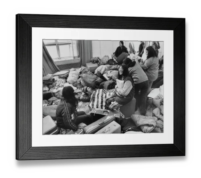 Framed Print : Bureau of Indian Affairs Office After Protest Framed Print : Bureau of Indian Affairs Office After Protest