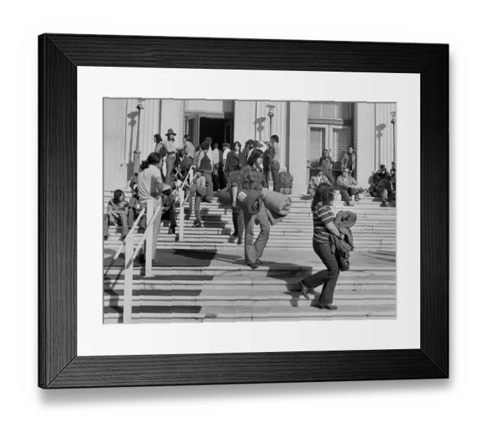 Framed Print : Bureau Of Indian Affairs Building Takeover Framed Print : Bureau Of Indian Affairs Building Takeover
