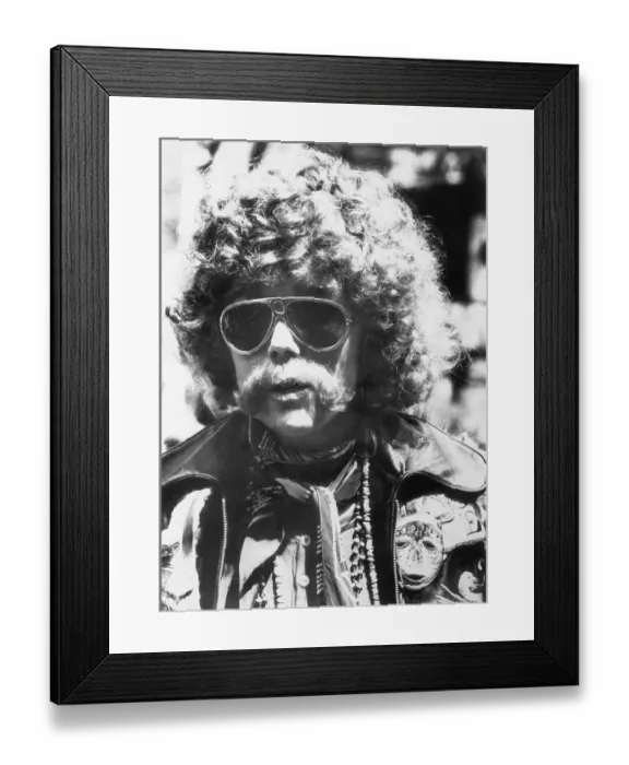 Framed Print : Diana Rigg Dressed as Man for Film Framed Print : Diana Rigg Dressed as Man for Film
