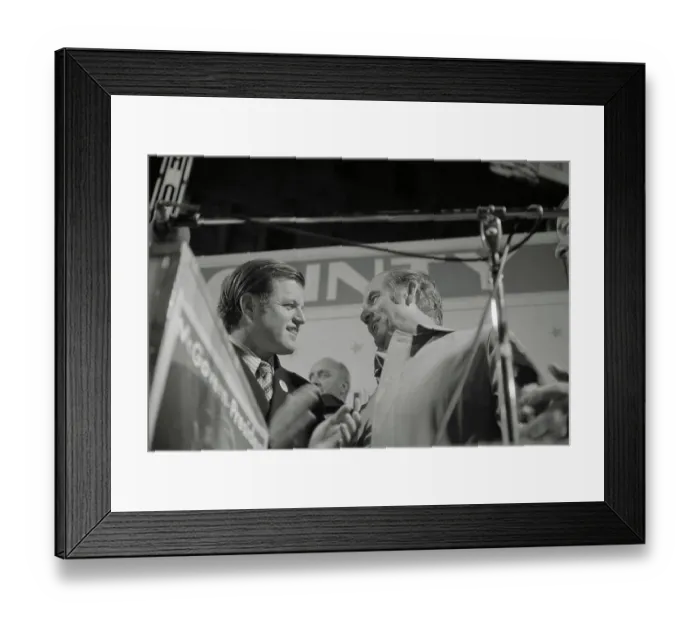 Framed Print : Edward Kennedy and George McGovern Framed Print : Edward Kennedy and George McGovern