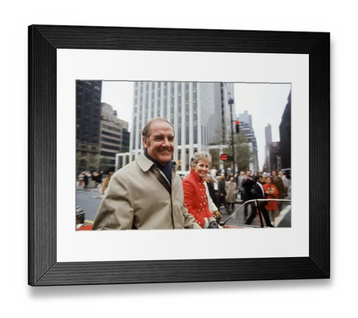 Framed Print : Senator George McGovern and His Wife Framed Print : Senator George McGovern and His Wife
