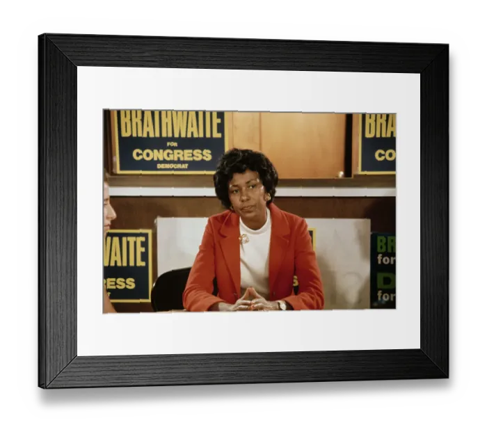 Framed Print : Yvonne Brathwaite Running for Congress Framed Print : Yvonne Brathwaite Running for Congress