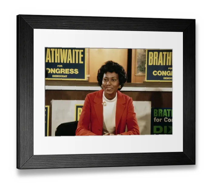 Framed Print : Yvonne Brathwaite Running for Congress Framed Print : Yvonne Brathwaite Running for Congress
