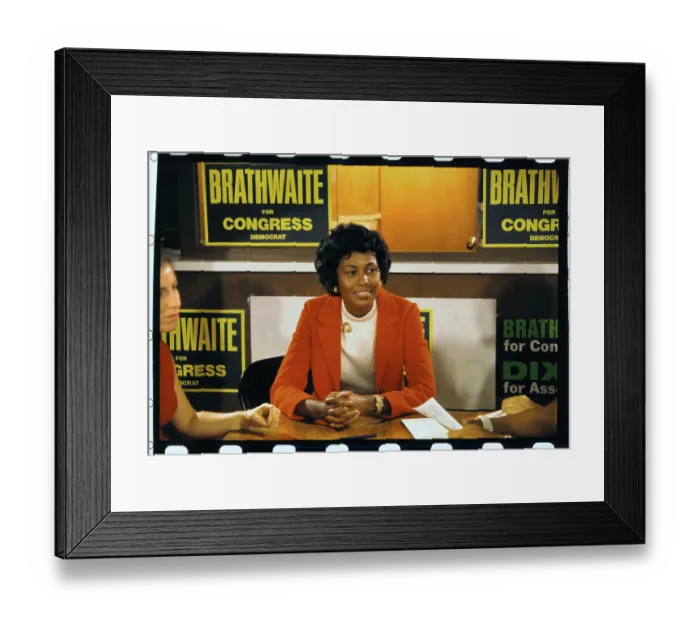 Framed Print : Yvonne Brathwaite Running for Congress Framed Print : Yvonne Brathwaite Running for Congress