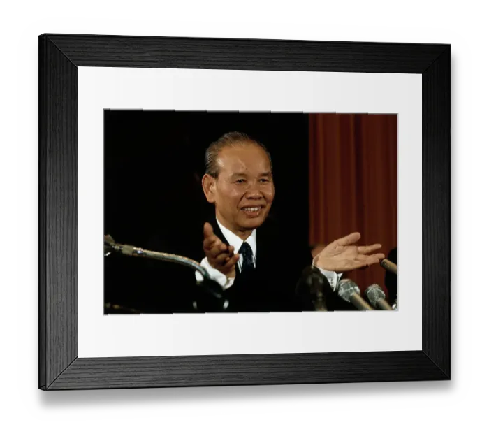 Framed Print : Xuan Thuy Answering Questions Framed Print : Xuan Thuy Answering Questions