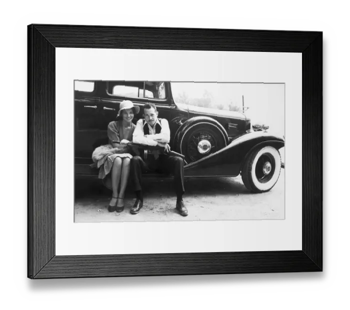 Framed Print : Warren Oates And Michele Phillips Framed Print : Warren Oates And Michele Phillips