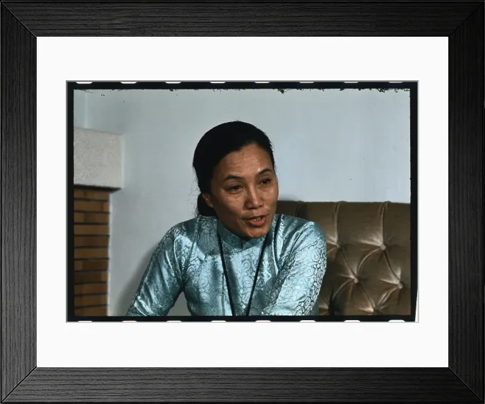 Framed Print : Portrait of Nguyen Thi Binh Framed Print : Portrait of Nguyen Thi Binh