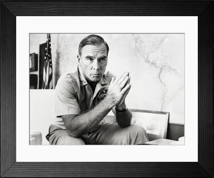 Framed Print : Admiral Noel Gayler Framed Print : Admiral Noel Gayler
