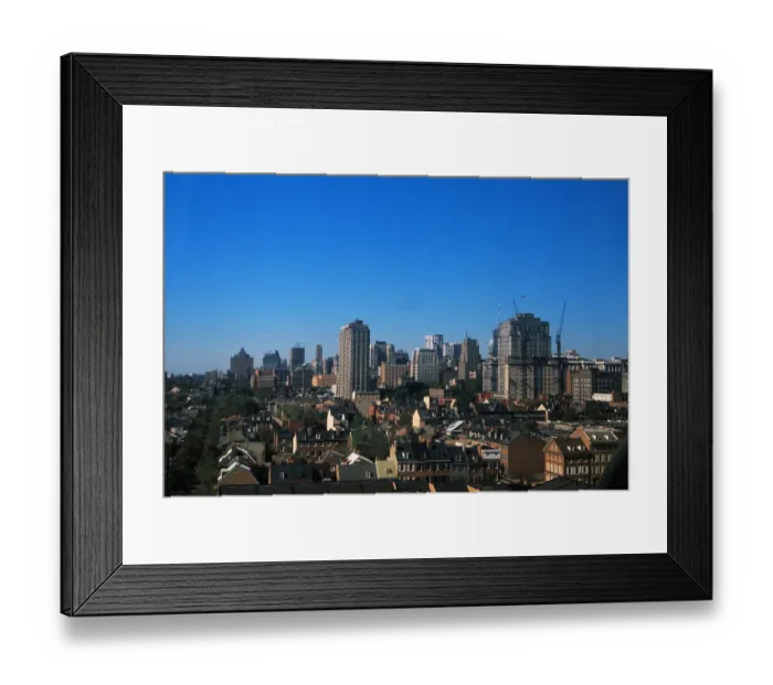 Framed Print : Society Hill and Philadelphia Skyline Framed Print : Society Hill and Philadelphia Skyline