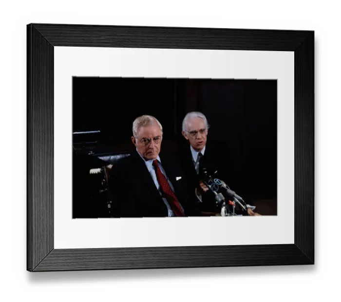 Framed Print : Dr. Stanford Moore and Dr. William H. Stein Framed Print : Dr. Stanford Moore and Dr. William H. Stein