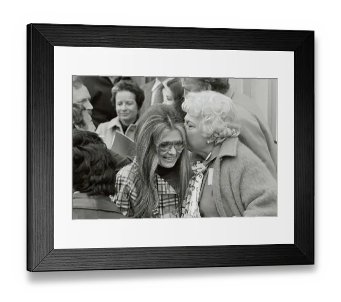 Framed Print : Gloria Steinem with Lady Bird Johnson Framed Print : Gloria Steinem with Lady Bird Johnson