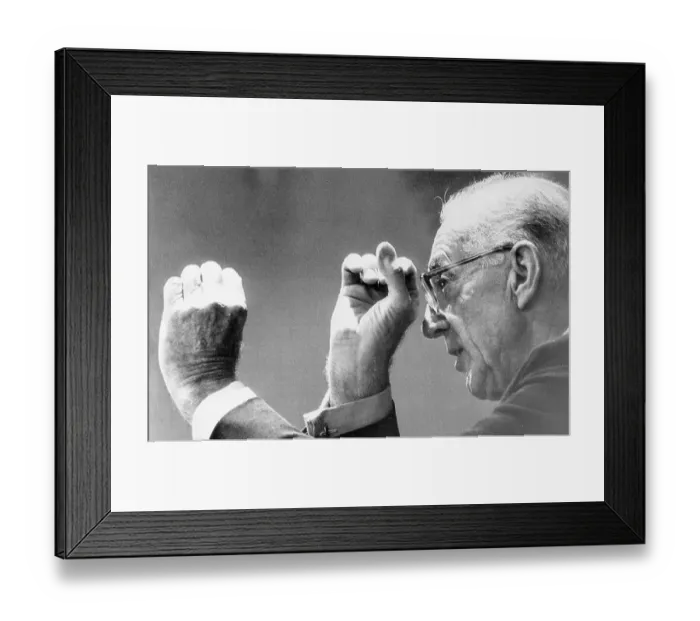 Framed Print : Dr. Benjamin Spock Speaks Before A Group