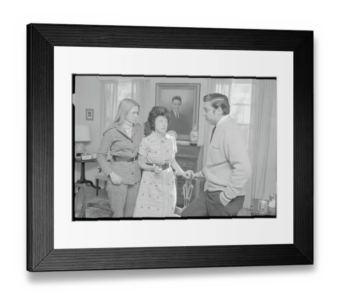 Framed Print : Woman Speaking to Her Children Framed Print : Woman Speaking to Her Children