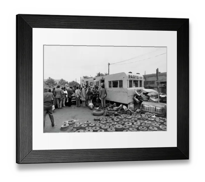 Framed Print : Junkyard Crime Headquarters Framed Print : Junkyard Crime Headquarters