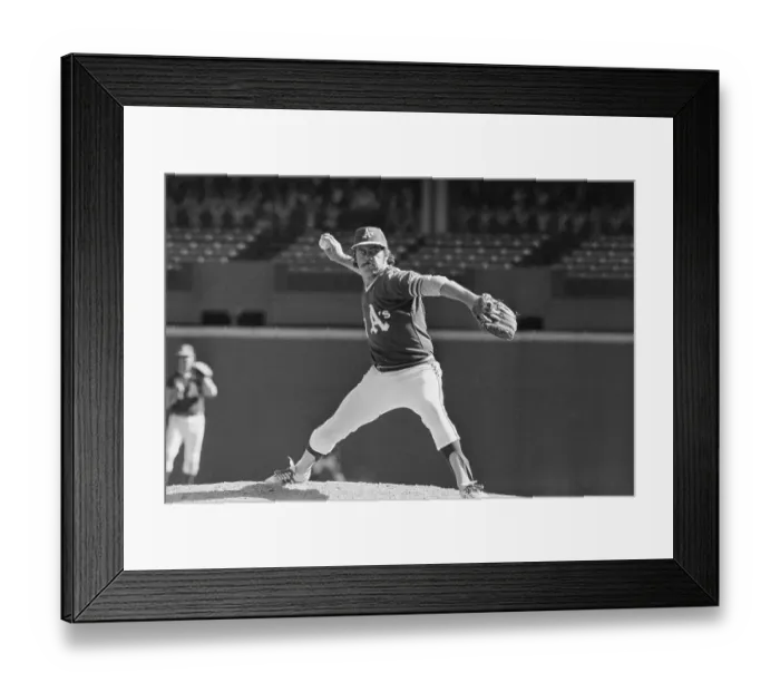 Framed Print : James Catfish Hunter Pitching in 1972 World Series Framed Print : James Catfish Hunter Pitching in 1972 World Series