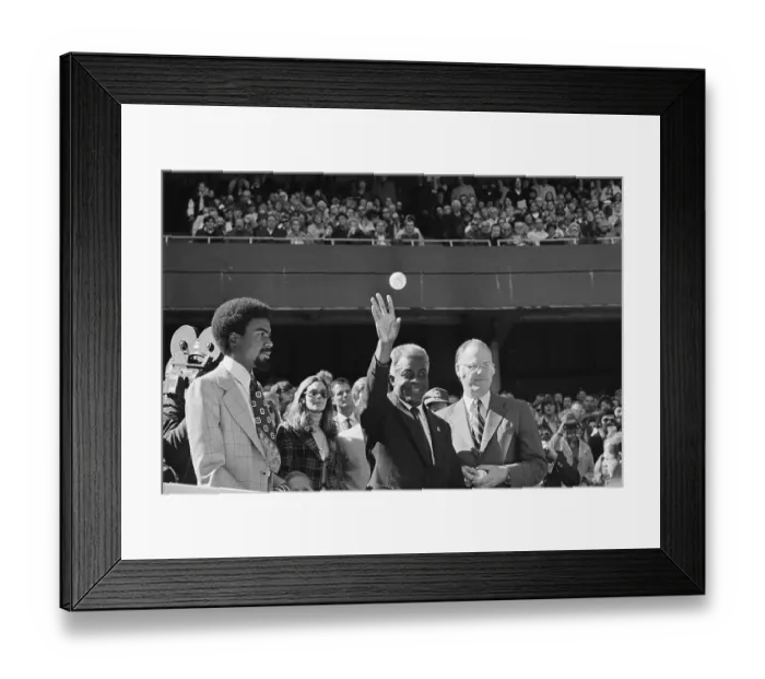Framed Print : Jackie Robinson Throws Ball In Suit Framed Print : Jackie Robinson Throws Ball In Suit