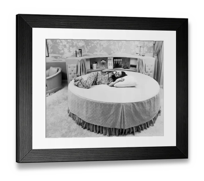 Framed Print : Woman Talking on the Telephone