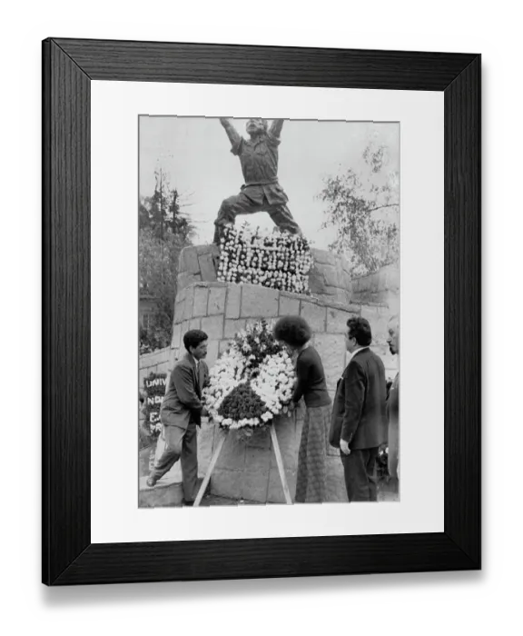 Framed Print : Angela Davis Tribute to Che Guevara Framed Print : Angela Davis Tribute to Che Guevara