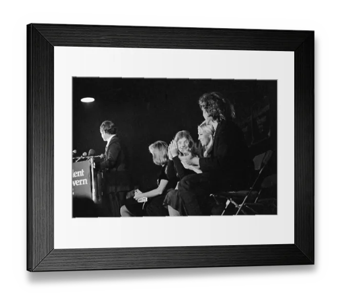 Framed Print : Caroline Kennedy and Joan Kennedy Applauding Framed Print : Caroline Kennedy and Joan Kennedy Applauding