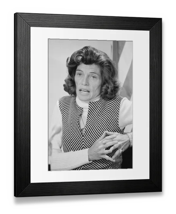 Framed Print : Portrait of Eunice Shriver Framed Print : Portrait of Eunice Shriver