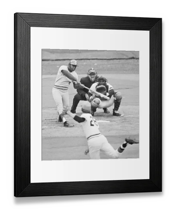 Framed Print : Joe Morgan Hitting Home Run Framed Print : Joe Morgan Hitting Home Run