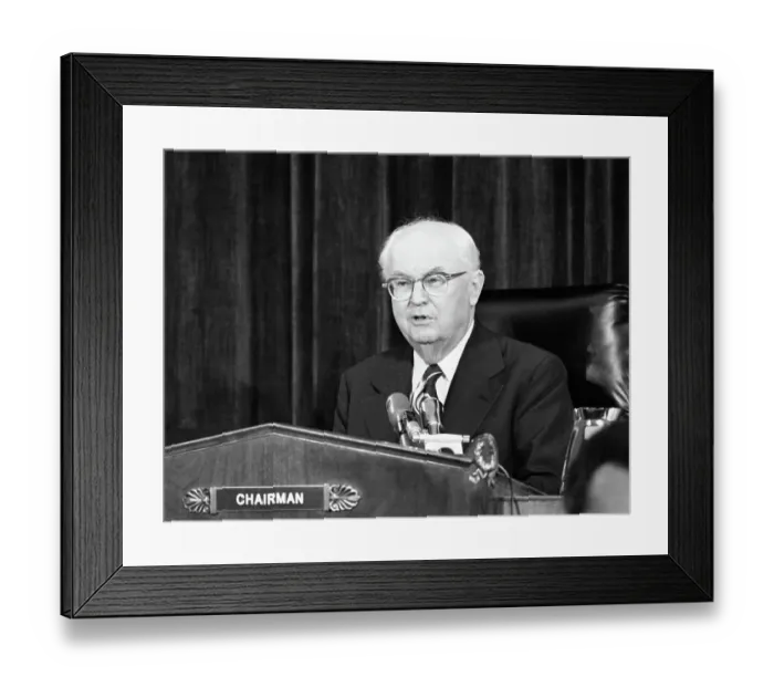 Framed Print : Representative Wright Patman Framed Print : Representative Wright Patman