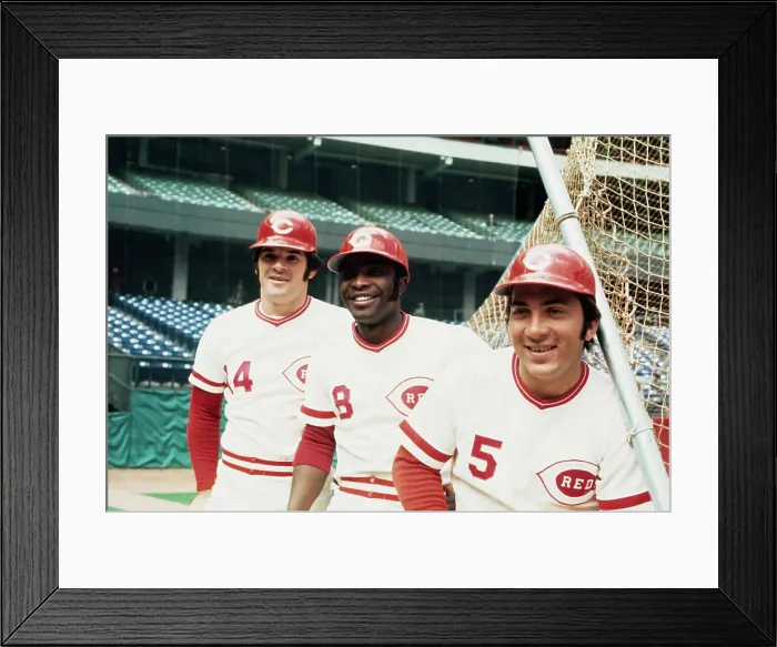 Framed Print : Pete Rose with Others Framed Print : Pete Rose with Others