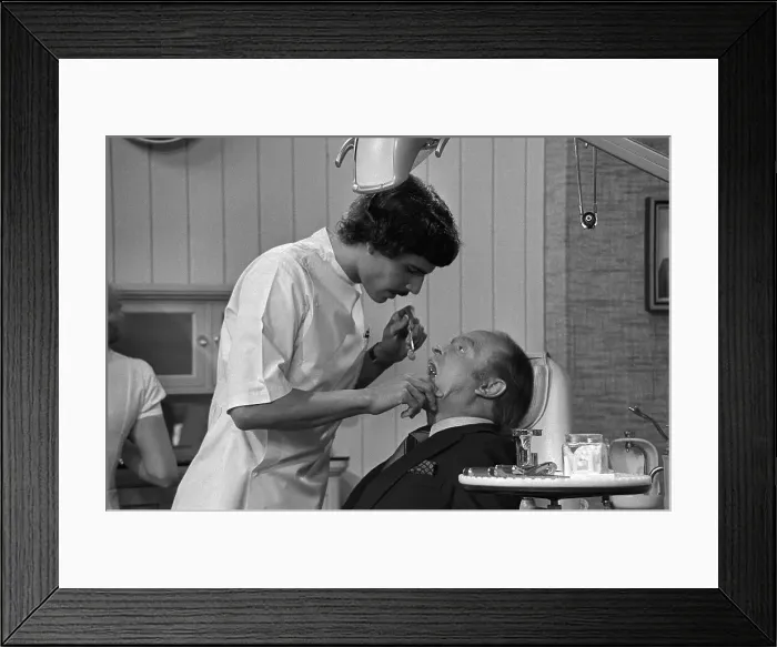 Framed Print : Mark Spitz and Bob Hope in Dental Office Framed Print : Mark Spitz and Bob Hope in Dental Office
