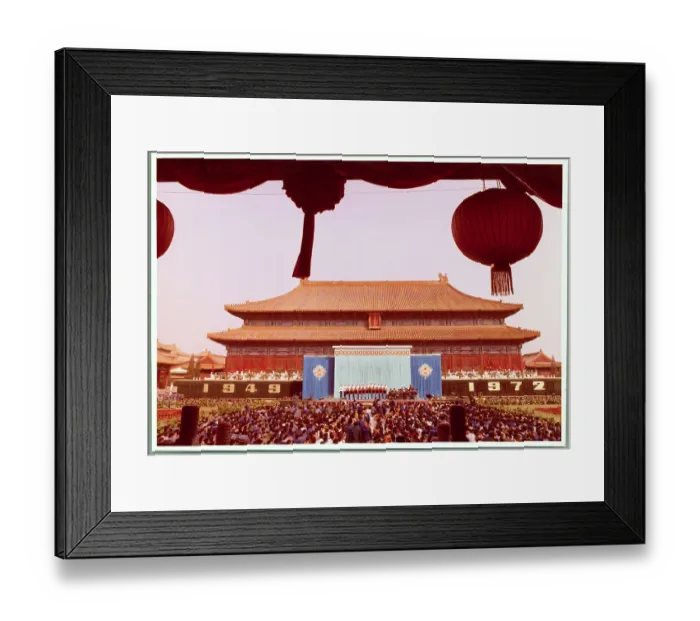 Framed Print : Crowds Attending an Anniversary Celebration Framed Print : Crowds Attending an Anniversary Celebration