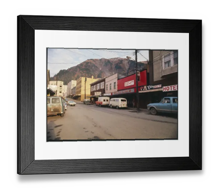 Framed Print : Street Scene in Juneau Framed Print : Street Scene in Juneau