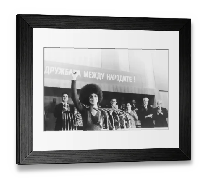 Framed Print : Angela Davis Framed Print : Angela Davis