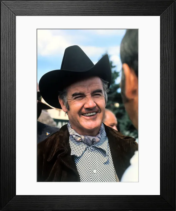 Framed Print : Senator George McGovern Wearing Western Attire Framed Print : Senator George McGovern Wearing Western Attire