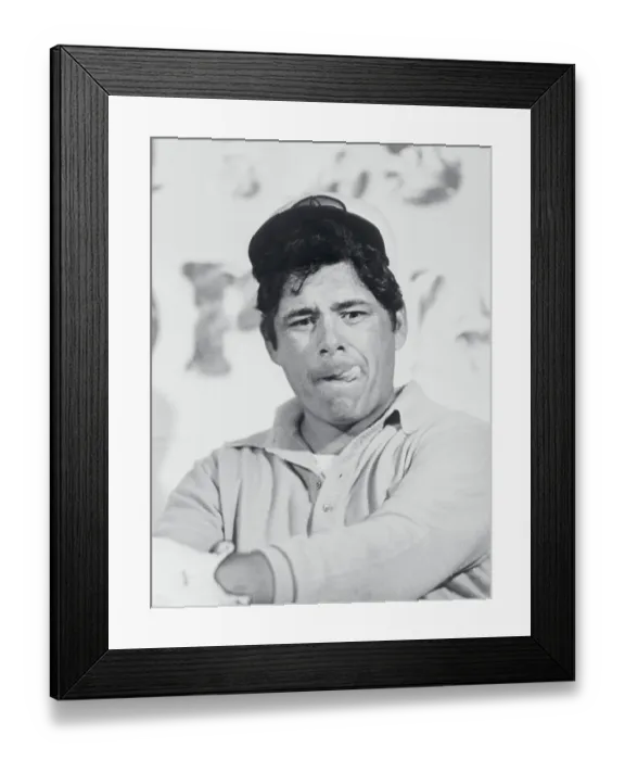 Framed Print : Professional Golfer Lee Travino in Pensive Mood Framed Print : Professional Golfer Lee Travino in Pensive Mood