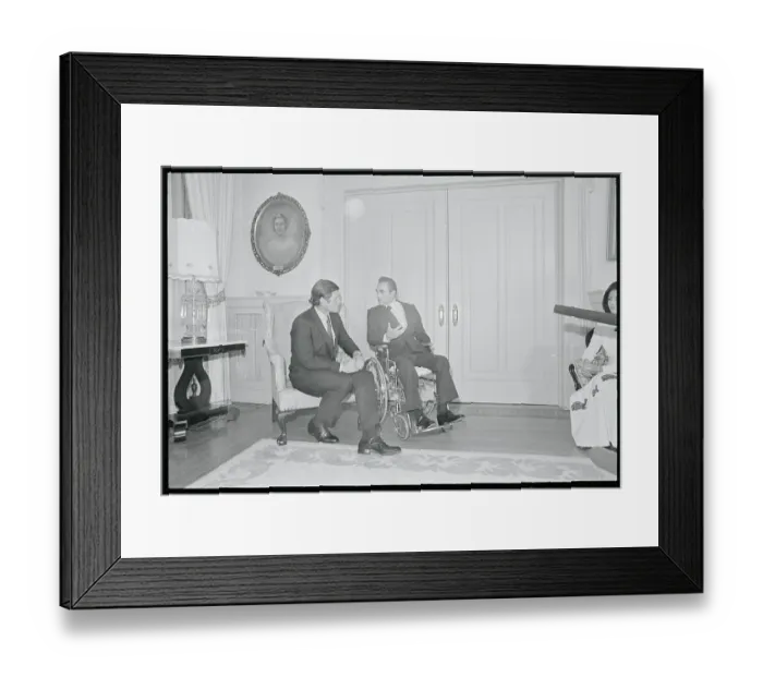 Framed Print : Edward Kennedy Conversing with George C. Wallace Framed Print : Edward Kennedy Conversing with George C. Wallace
