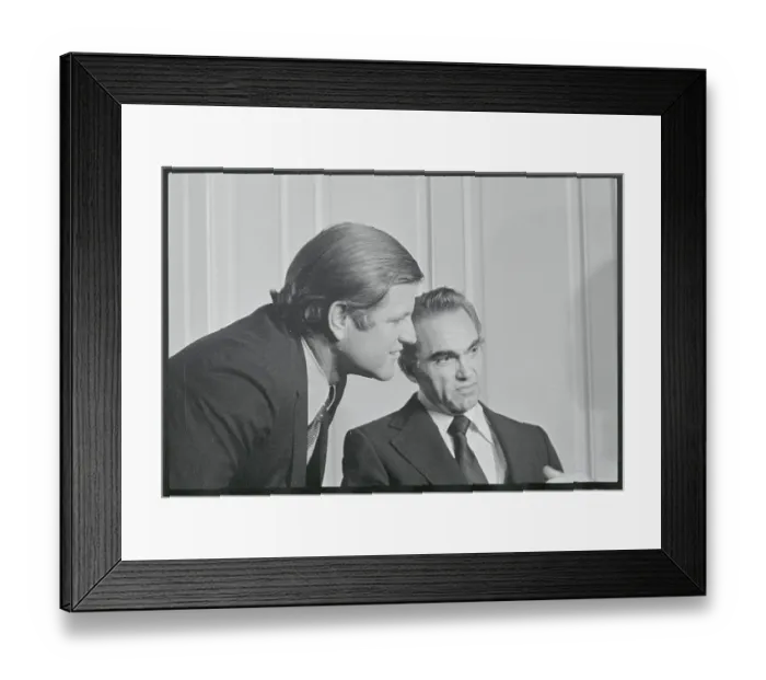 Framed Print : Edward Kennedy and George C. Wallace Framed Print : Edward Kennedy and George C. Wallace