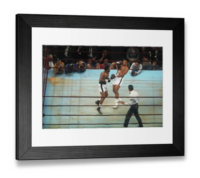 Framed Print : Floyd Patterson Punching Muhammad Ali Framed Print : Floyd Patterson Punching Muhammad Ali