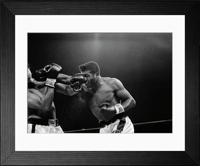 Framed Print : Muhammad Ali Punching Floyd Patterson in Head Framed Print : Muhammad Ali Punching Floyd Patterson in Head