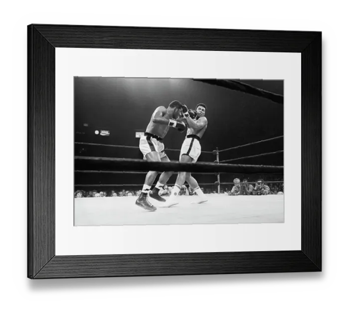 Framed Print : Floyd Patterson Punching Muhammad Ali Framed Print : Floyd Patterson Punching Muhammad Ali