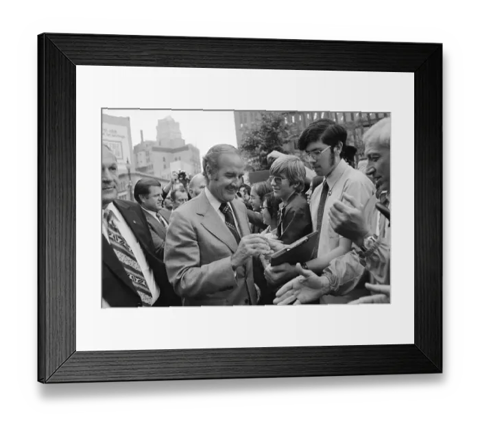 Framed Print : George McGovern and Edward Kennedy During Campaign Framed Print : George McGovern and Edward Kennedy During Campaign