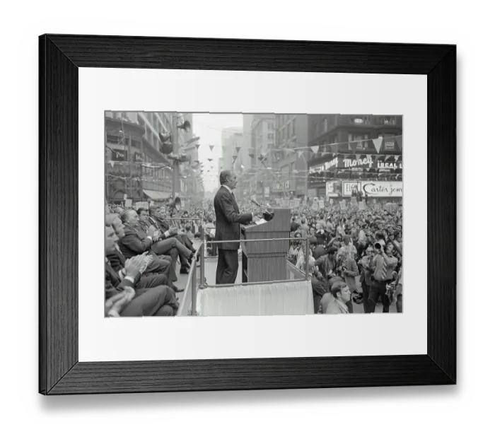 Framed Print : George McGovern at the Podium Framed Print : George McGovern at the Podium