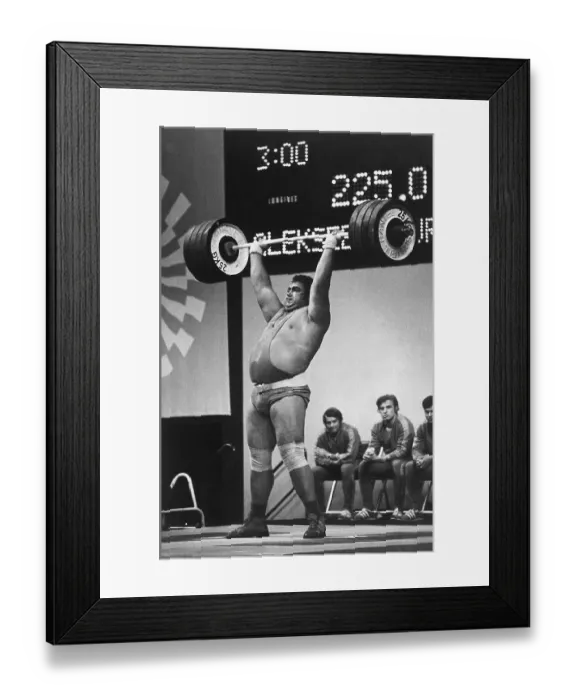 Framed Print : Vassili Alexeev Lifts 640 Kilograms Framed Print : Vassili Alexeev Lifts 640 Kilograms