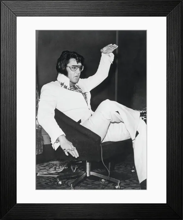 Framed Print : Elvis Presley Announcing Worldwide Tour Framed Print : Elvis Presley Announcing Worldwide Tour