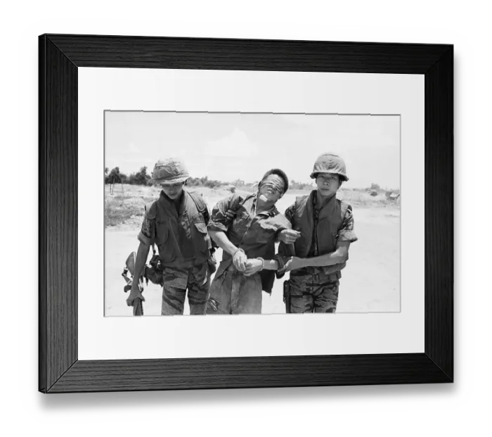 Framed Print : Marine Escorts N. Vietnamese Soldier Framed Print : Marine Escorts N. Vietnamese Soldier